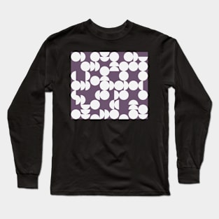 Circles Geometric Pattern Long Sleeve T-Shirt